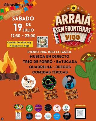 Fechas, información, programa, cartel, imágenes, mapa y ubicación de Arraiá sem fronteiras  en  Vigo