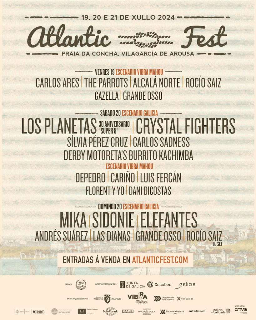 Atlantic Fest (2024) en Vilagarcía de Arousa