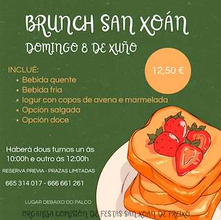 Fechas, información, programa, cartel, imágenes, mapa y ubicación de Brunch de Freixo  en  Vigo