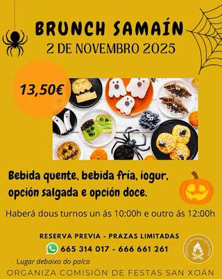 Fechas, información, programa, cartel, imágenes, mapa y ubicación de Brunch de Samaín de Freixo (2025)  en  Vigo