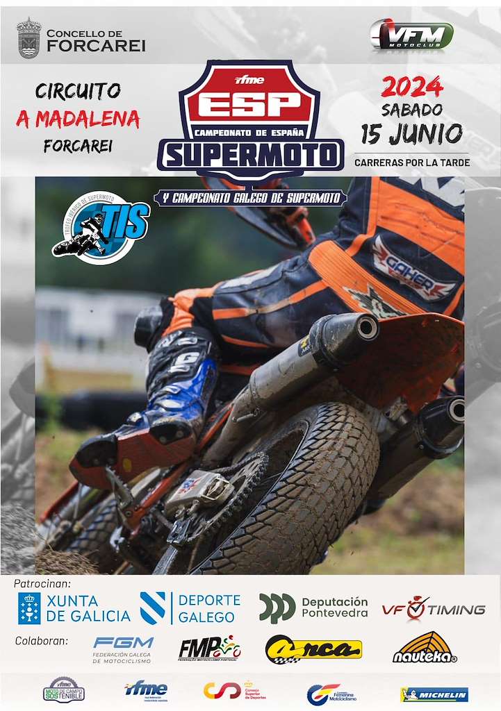 Campeonato de España de Supermoto en Forcarei