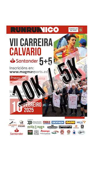 Fechas, información, programa, cartel, imágenes, mapa y ubicación de VII Carreira Calvario 5+5  en  Vigo