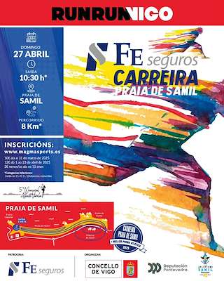 Fechas, información, programa, cartel, imágenes, mapa y ubicación de Carreira Popular Praia de Samil - V Memorial Alfonso Varela  en  Vigo