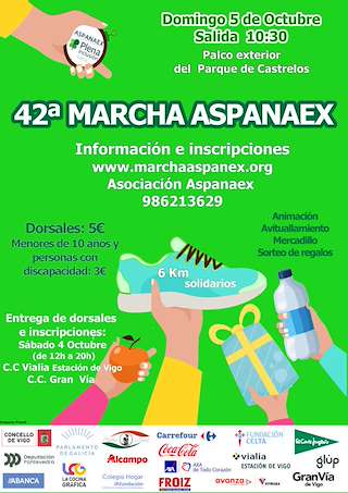 Fechas, información, programa, cartel, imágenes, mapa y ubicación de XLII Carreira Solidaria Aspanaex (2025)  en  Vigo