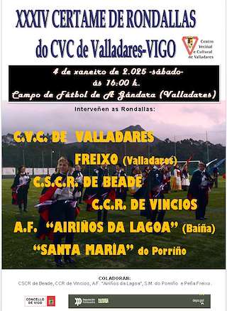 Fechas, información, programa, cartel, imágenes, mapa y ubicación de XXXIV Certame de Rondallas de Valladares  en  Vigo