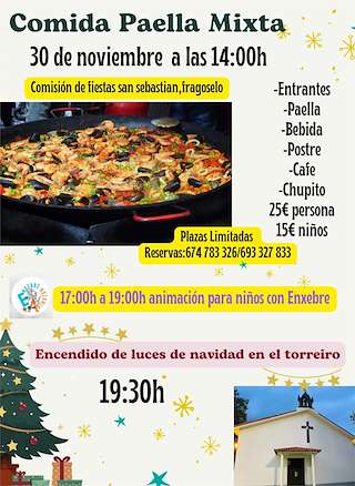 Fechas, información, programa, cartel, imágenes, mapa y ubicación de Comida de Paella Mixta de Fragoselo  en  Vigo