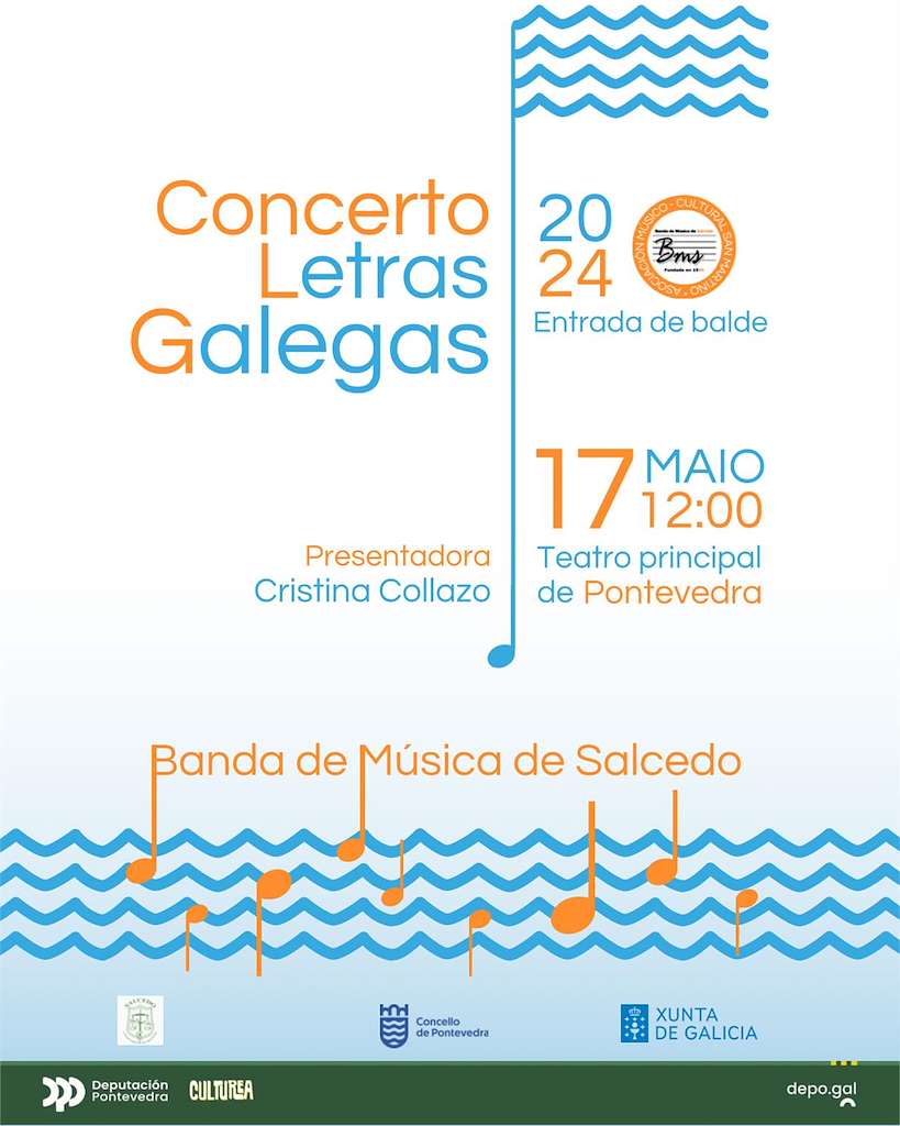 Concerto das Letras Galegas en Salcedo (2024) en Pontevedra