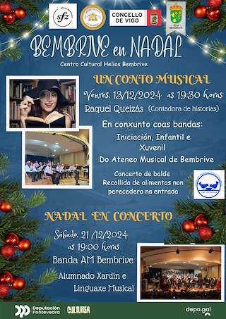 Fechas, información, programa, cartel, imágenes, mapa y ubicación de Concerto de Nadal de Bembrive  en  Vigo
