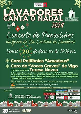 Fechas, información, programa, cartel, imágenes, mapa y ubicación de Concerto de Panxoliñas de Lavadores  en  Vigo