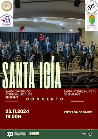 Fechas, información, programa, cartel, imágenes, mapa y ubicación de Concerto de Santa Icía de Bembrive  en  Vigo