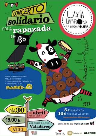 Fechas, información, programa, cartel, imágenes, mapa y ubicación de Concerto Solidario pola Rapazada de Ibo   en  Vigo