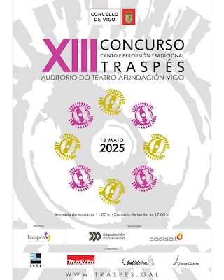 Fechas, información, programa, cartel, imágenes, mapa y ubicación de XIII Concurso de Canto e Percusión Tradicional Traspés  en  Vigo