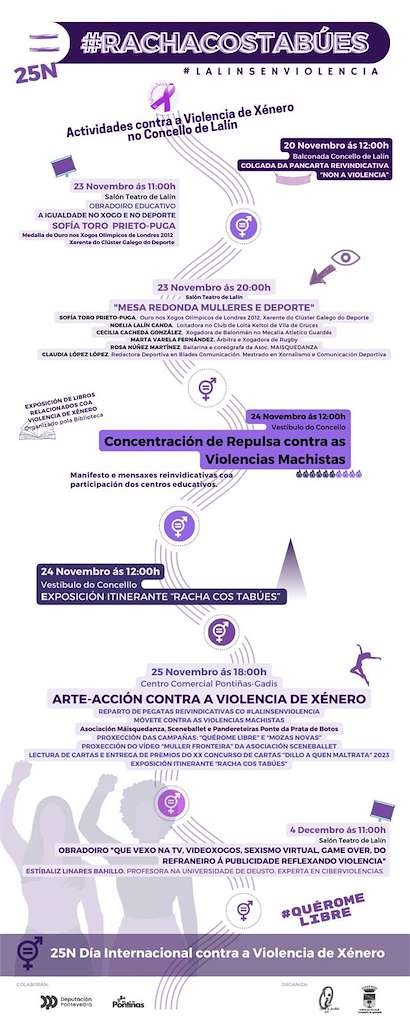 Día Internacional Contra a Violencia de Xénero en Lalín
