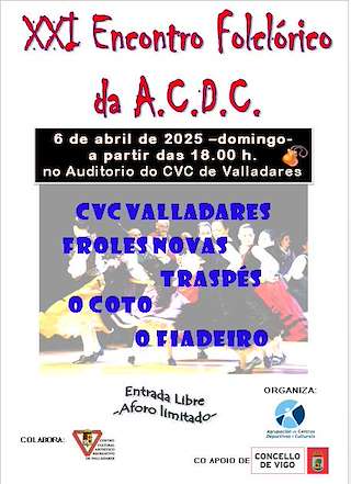 Fechas, información, programa, cartel, imágenes, mapa y ubicación de XXI Encontro Folclórico de Valladares  en  Vigo