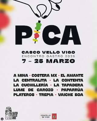 Fechas, información, programa, cartel, imágenes, mapa y ubicación de I Encontro Gastro Pica  en  Vigo