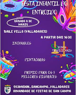 Fechas, información, programa, cartel, imágenes, mapa y ubicación de Entroido de Valladares  en  Vigo