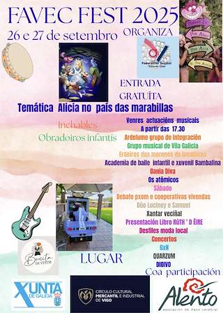 Fechas, información, programa, cartel, imágenes, mapa y ubicación de Favec Fest  en  Vigo