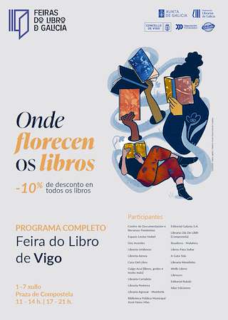Fechas, información, programa, cartel, imágenes, mapa y ubicación de Feira do Libro  en  Vigo