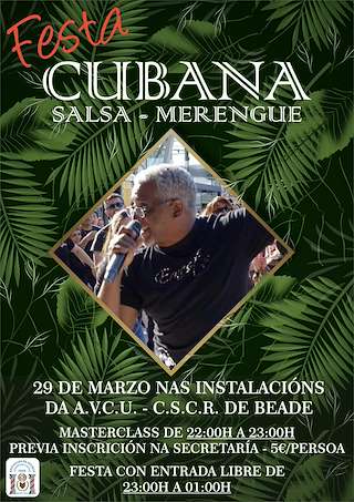 Fechas, información, programa, cartel, imágenes, mapa y ubicación de Festa Cubana de Beade  en  Vigo
