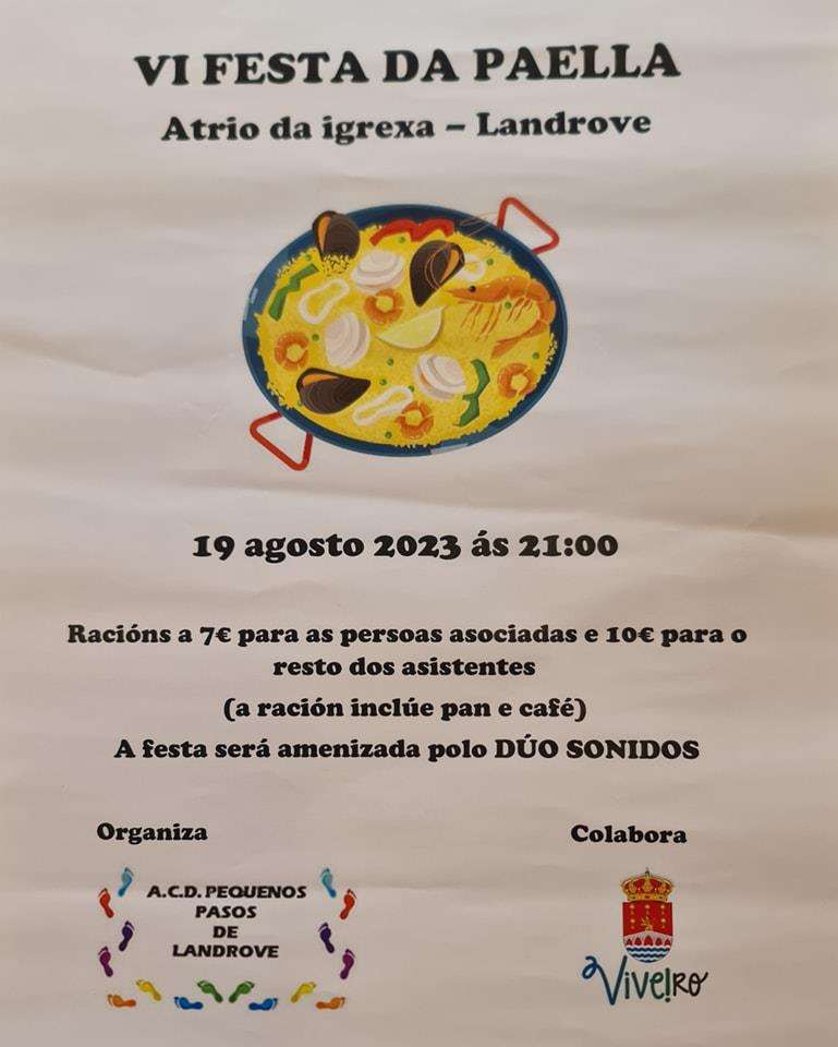 V Festa da Paella de Landrove en Viveiro
