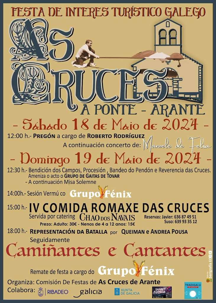 Festa da Romaxe das Cruces (2024) en Ribadeo