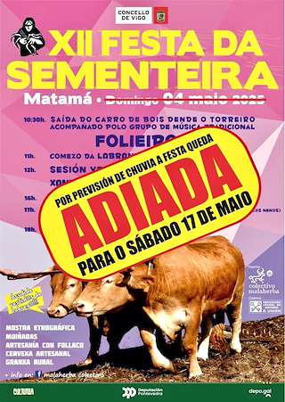 Fechas, información, programa, cartel, imágenes, mapa y ubicación de XII Festa da Sementeira do Millo de Matamá  en  Vigo