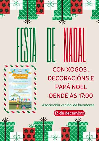 Fechas, información, programa, cartel, imágenes, mapa y ubicación de Festa de Nadal de Lavadores  en  Vigo
