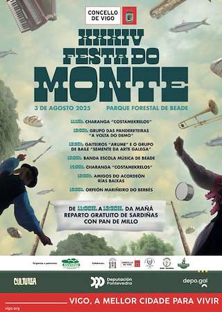 Fechas, información, programa, cartel, imágenes, mapa y ubicación de XXXIV Festa do Monte de Beade  en  Vigo
