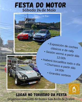 Fechas, información, programa, cartel, imágenes, mapa y ubicación de Festa do Motor de Freixo  en  Vigo