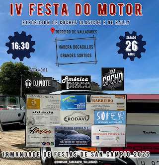 Fechas, información, programa, cartel, imágenes, mapa y ubicación de IV Festa do Motor de Valladares  en  Vigo