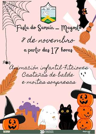 Fechas, información, programa, cartel, imágenes, mapa y ubicación de Festa do Samaín e Magosto de Saiáns (2025)  en  Vigo
