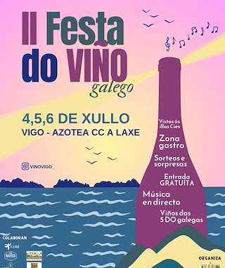 Fechas, información, programa, cartel, imágenes, mapa y ubicación de II Festa do Viño Galego  en  Vigo