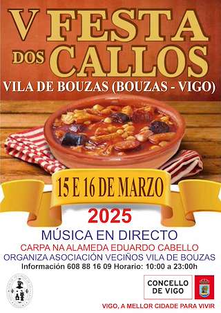 Fechas, información, programa, cartel, imágenes, mapa y ubicación de V Festa dos Callos de Bouzas  en  Vigo