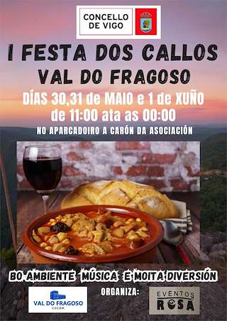 Fechas, información, programa, cartel, imágenes, mapa y ubicación de I Festa dos callos de Val do Fragoso  en  Vigo