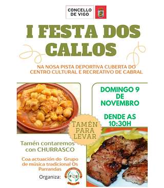 Fechas, información, programa, cartel, imágenes, mapa y ubicación de I Festa dos Callos do CCR Cabral (2025)  en  Vigo