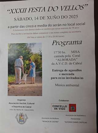 Fechas, información, programa, cartel, imágenes, mapa y ubicación de XXXII Festa dos Vellos de Cabral  en  Vigo
