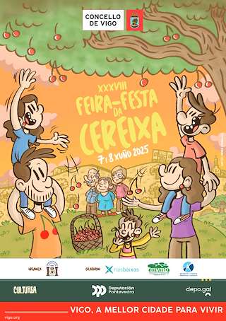 Fechas, información, programa, cartel, imágenes, mapa y ubicación de XXXVIII Festa - Feira da Cereixa de Beade  en  Vigo