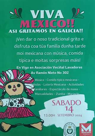 Fechas, información, programa, cartel, imágenes, mapa y ubicación de Festa Mexicana de Lavadores  en  Vigo