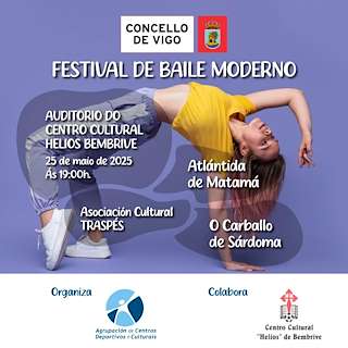 Fechas, información, programa, cartel, imágenes, mapa y ubicación de Festival de Baile Moderno  en  Vigo
