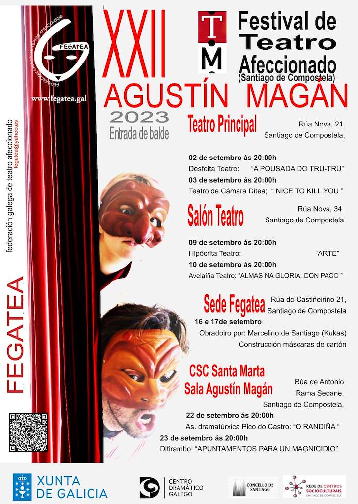 XXII Festival de Teatro Afeccionado Agustín Magán en Santiago de Compostela