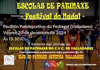 Fechas, información, programa, cartel, imágenes, mapa y ubicación de Festival do Nadal das Escolas de Patinaxe  en  Vigo