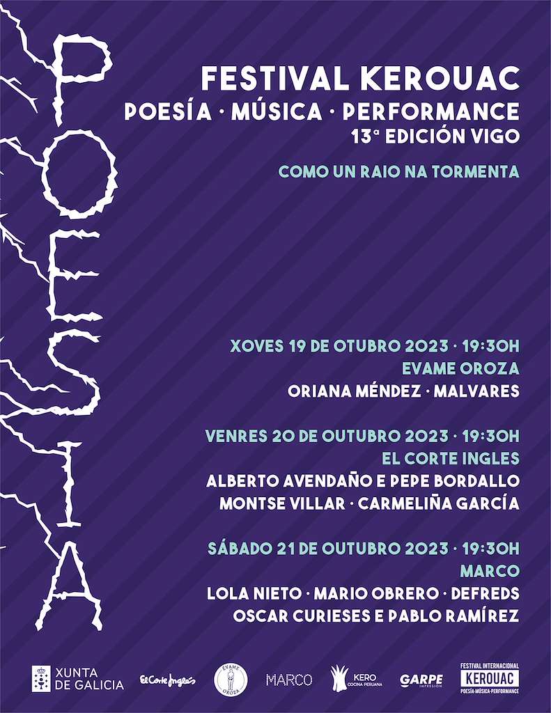 XIII Festival Kerouac - Festival Internacional de Poesía y Performance en Vigo
