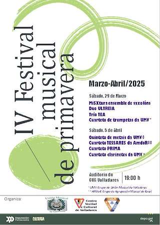 Fechas, información, programa, cartel, imágenes, mapa y ubicación de IV Festival Musical de Primavera de Valladares  en  Vigo