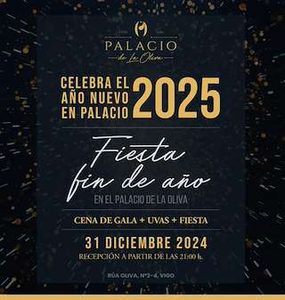 Fechas, información, programa, cartel, imágenes, mapa y ubicación de Fiesta Fin de Año del Palacio de la Oliva  en  Vigo