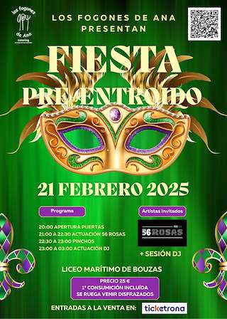 Fechas, información, programa, cartel, imágenes, mapa y ubicación de Fiesta Pre-Entroido de Bouzas   en  Vigo