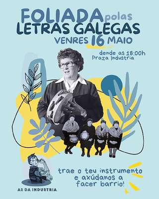 Fechas, información, programa, cartel, imágenes, mapa y ubicación de Foliada polas Letras Galegas  en  Vigo