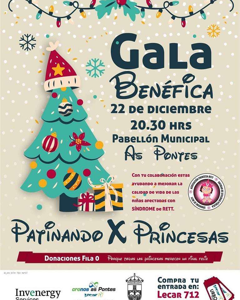 Gala Benéfica Patinando x Princesas en As Pontes de García Rodríguez