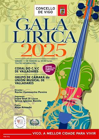 Fechas, información, programa, cartel, imágenes, mapa y ubicación de Gala Lírica   en  Vigo