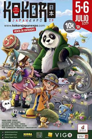 Fechas, información, programa, cartel, imágenes, mapa y ubicación de Kokoro Japan Expo  en  Vigo