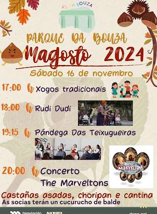 Fechas, información, programa, cartel, imágenes, mapa y ubicación de Magosto da Bouza (2025)  en  Vigo